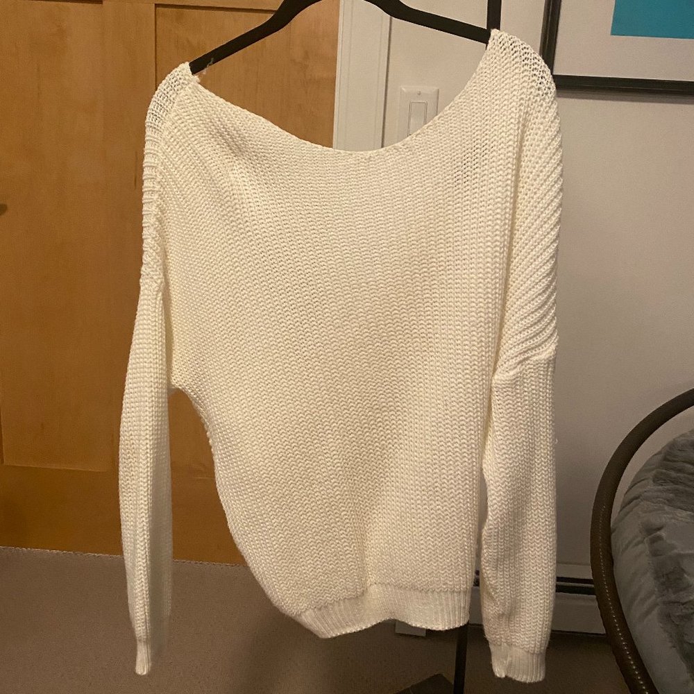 PLT Detail Back Knit Sweater